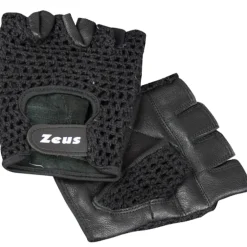 Zeus Rete Fitness Gewichtheber Leder Kurzfingerhandschuhe