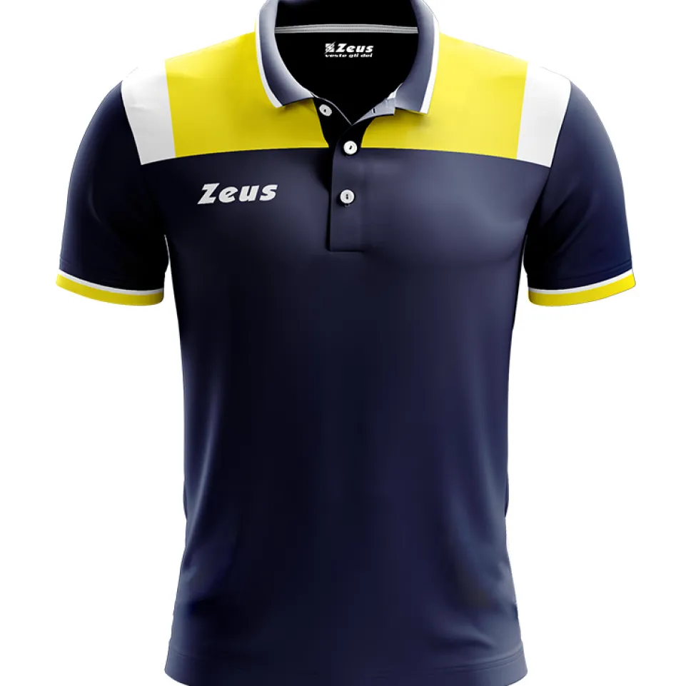 Zeus Vesuvio Herren Polo-Shirt gelb