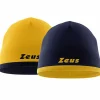 Zeus Wende Beanie Wintermütze Gelb Navy